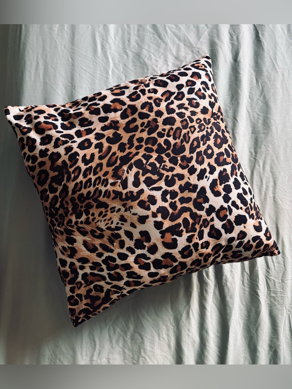 Leopard Print Decorative Throw Pillow